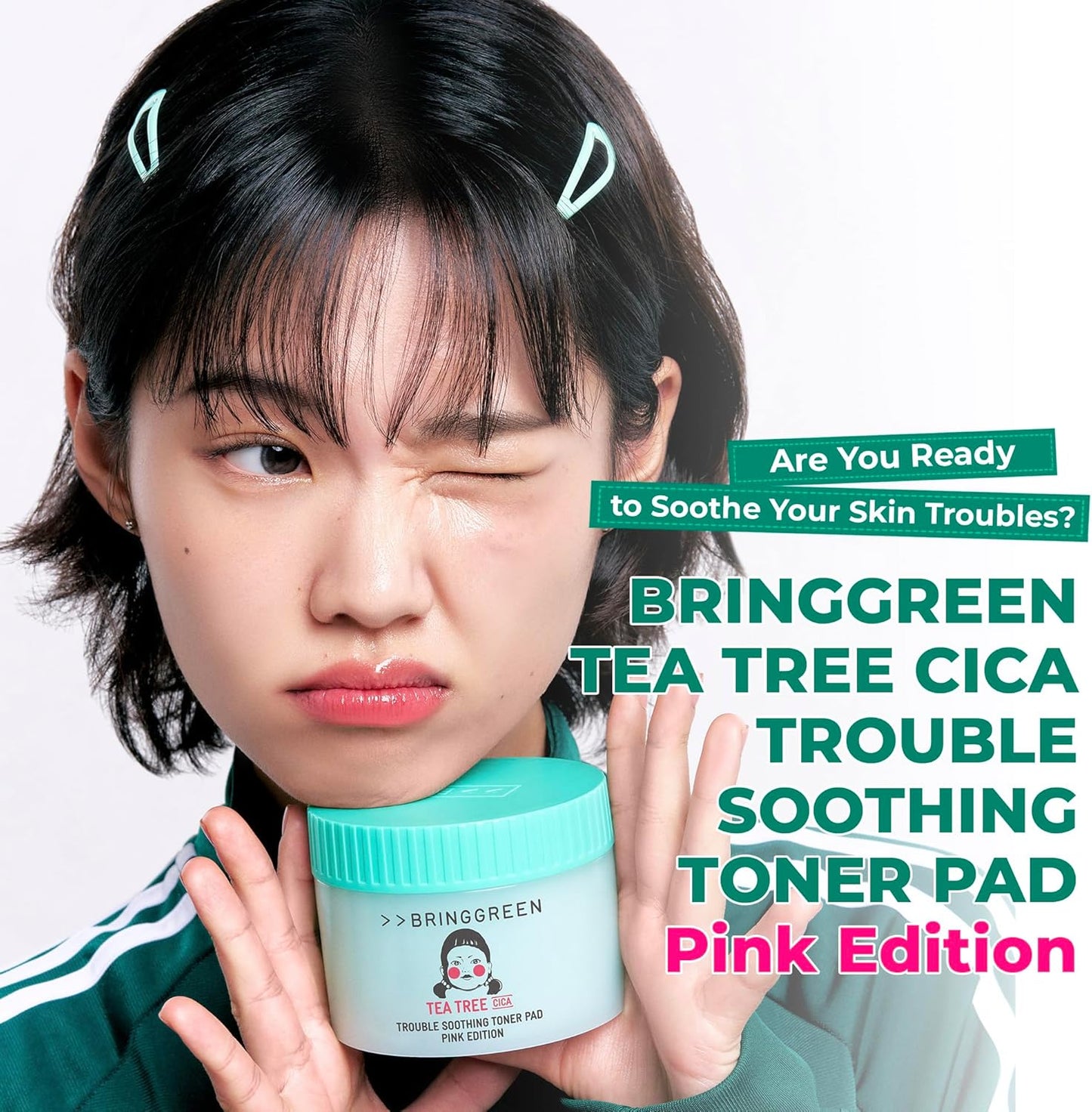 Bring Green Pink Edition - Soothing Toner Pad Pads Unisex-90 Pc