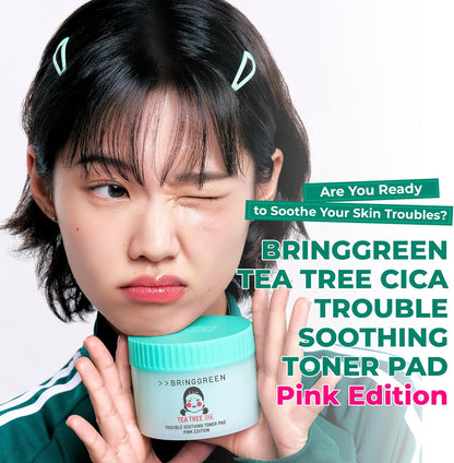 Bring Green Pink Edition - Soothing Toner Pad Pads Unisex-90 Pc