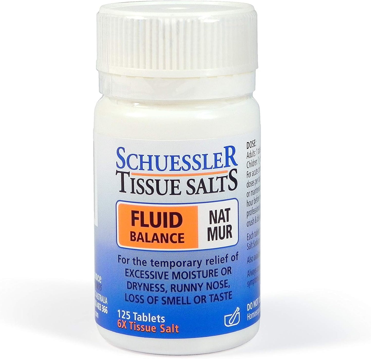 Schuessler Nat Mur 片剂 - 125 片装