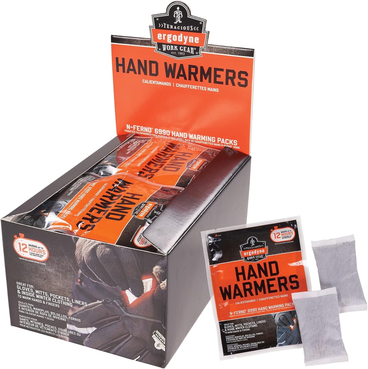 Ergodyne N-Ferno 6992 脚趾保暖包，40对