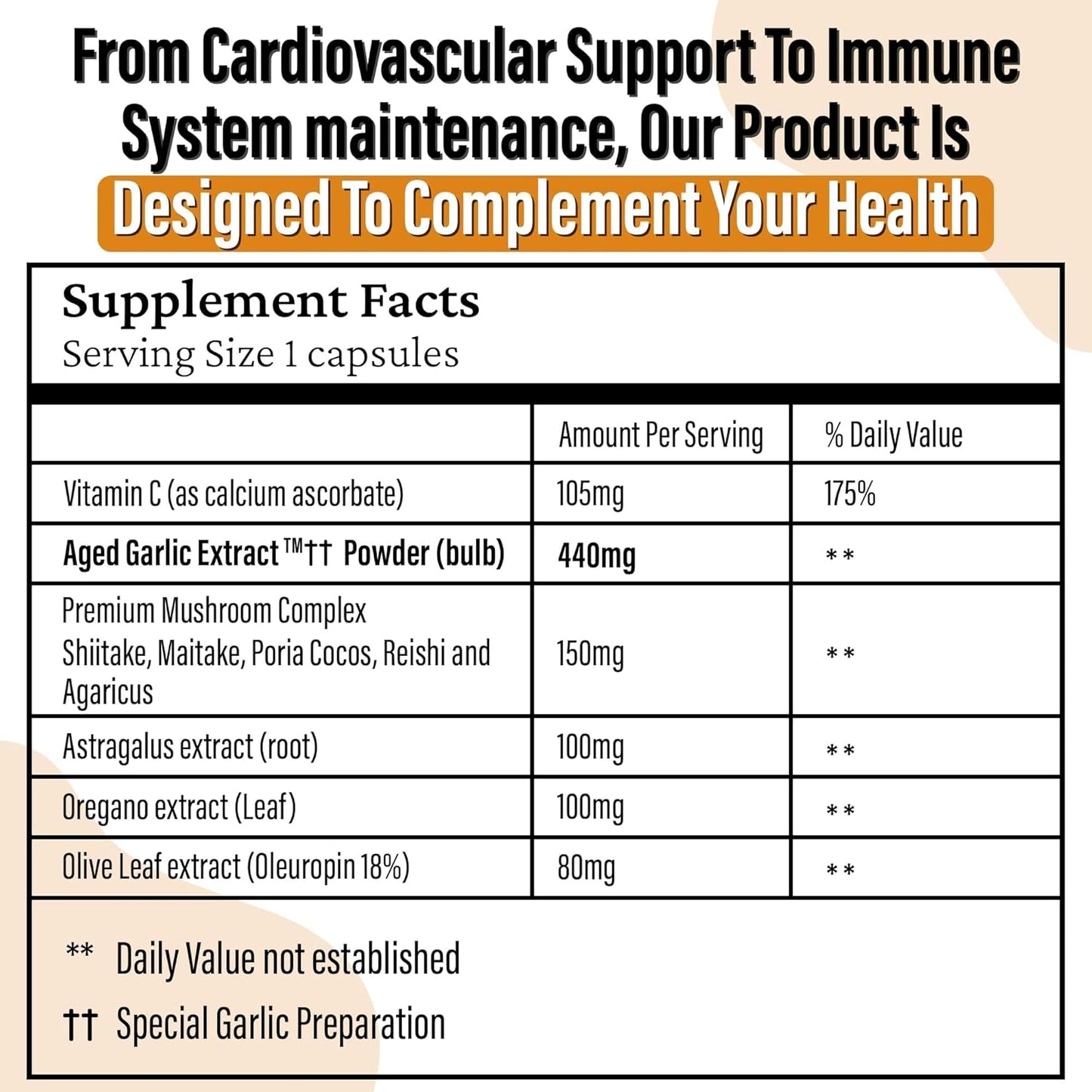 Kyolic- Formula 103 Immuni-Shield 180 Capsules 45-Day Supply - Vitamin C Ascorbic Acid, Astragalus Root Extract, Mushroom Blend Supplement & Kyolic Aged Garlic Extract Capsule - Immune System Support