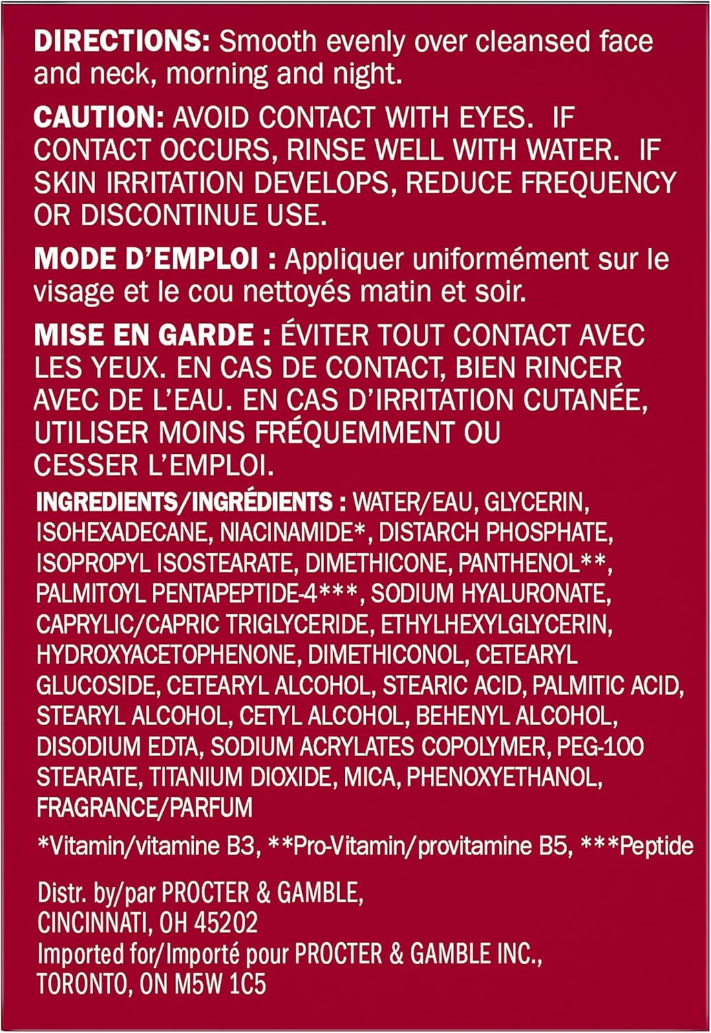 Olay Face Moisturizer, Regenerist Micro-Sculpting Facial Cream for Women - Instant Hydration, Anti-Aging, Anti-Wrinkle, Firming Skin Care - Hyaluronic Acid, Niacinamide, Amino Peptides, 50 mL