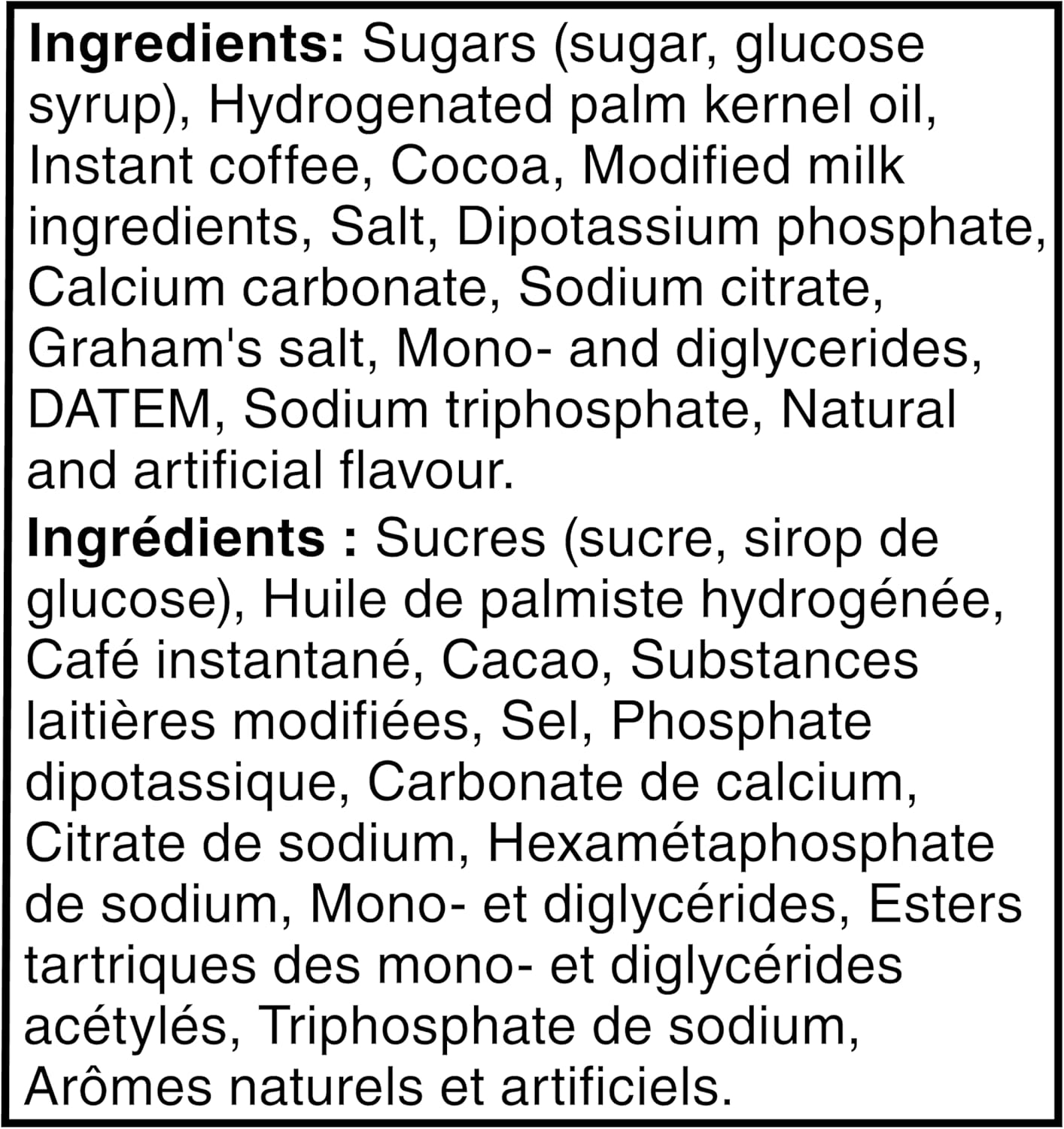 雀巢甜奶油摩卡速溶咖啡混合盒，摩卡，6 包