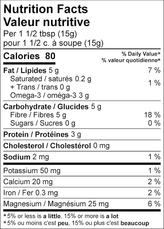 Prana Chia and Flax Whole, 225 Grams