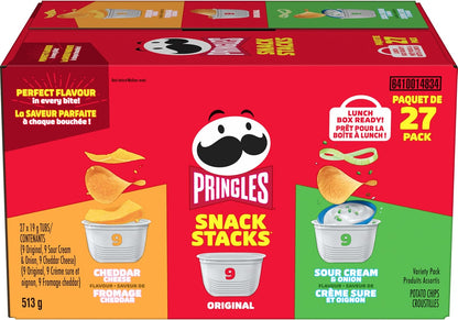 Pringles Snack Stacks 薯片什锦装 27 片（27 x 19 克）