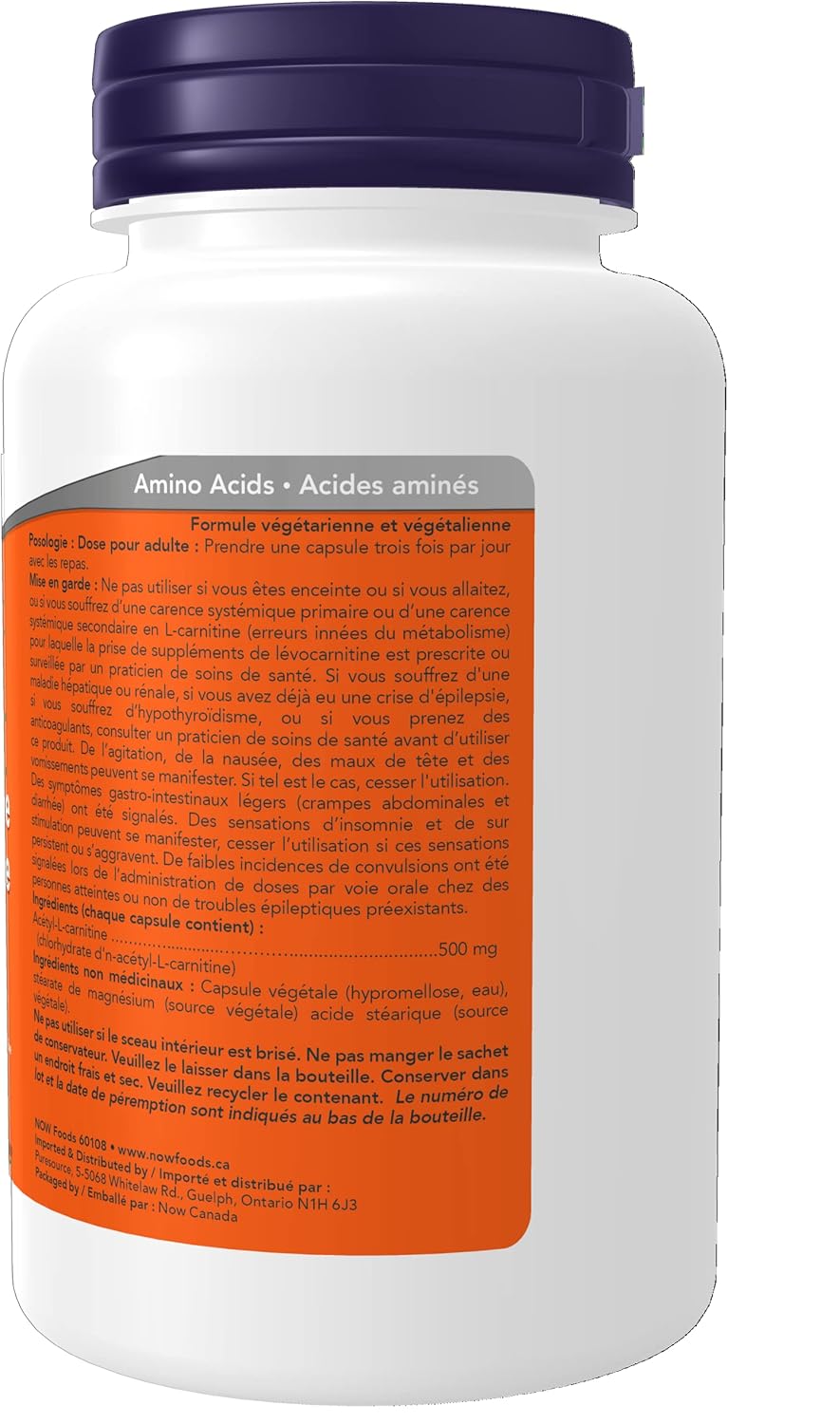 NOW Nac 強效片劑，1000 毫克，120 粒 & 乙醯左旋肉鹼 500 毫克，100 粒素食膠囊