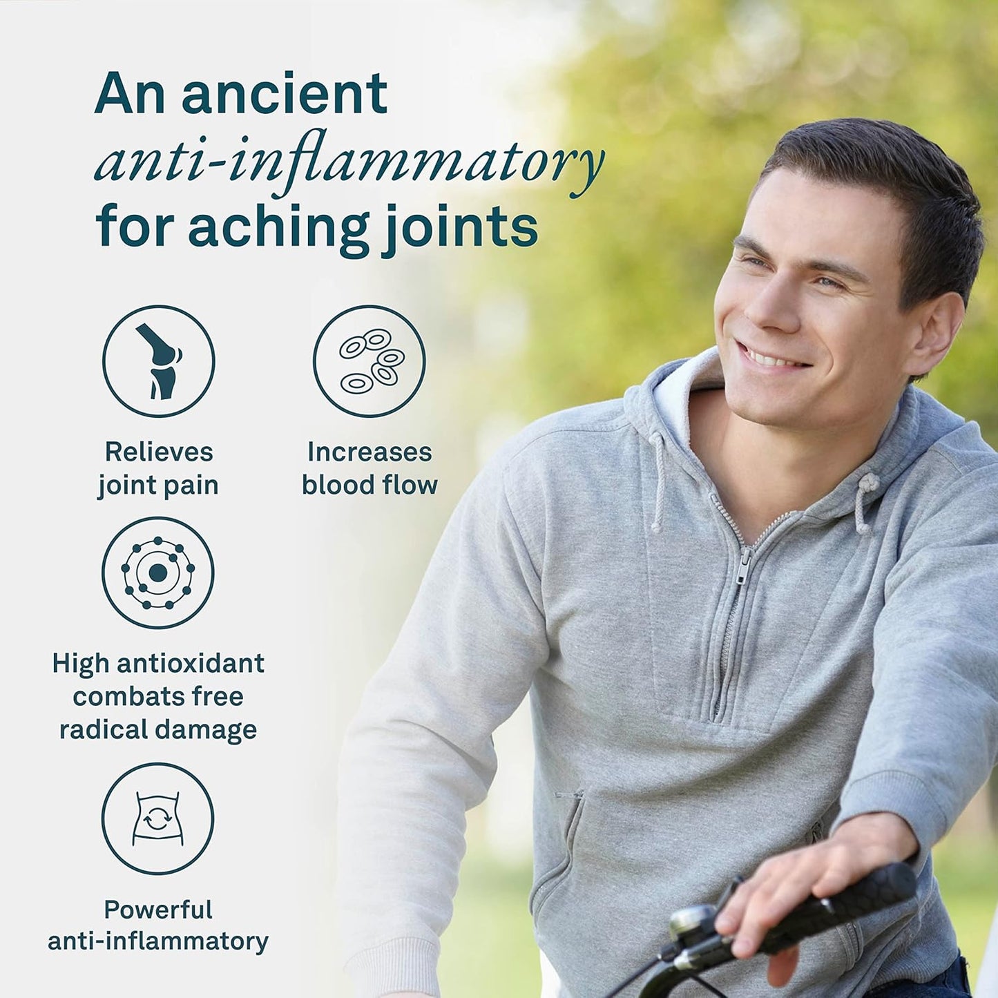 Organika Canadian-Made Curcumin 500 mg - Anti-Inflammatory, Antioxidant, Joint Pain Relief and Natural Tonic - 150 vcaps