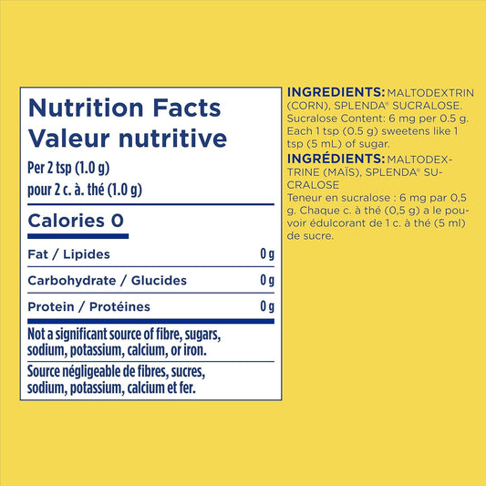 SPLENDA No Calorie Sweetener Granulated Twin Pack, 25.22 Ounce (Each Pouch: 12.61 oz), Sugar Free Sweetener & Sugar Substitute