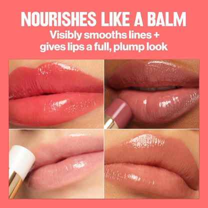 Revlon Super Lustrous Glass Shine Balm, Hydrating Tinted Lip Balm, Sheer, Glossy Shiny Finish, 008 Rum Raisin, 0.11 oz