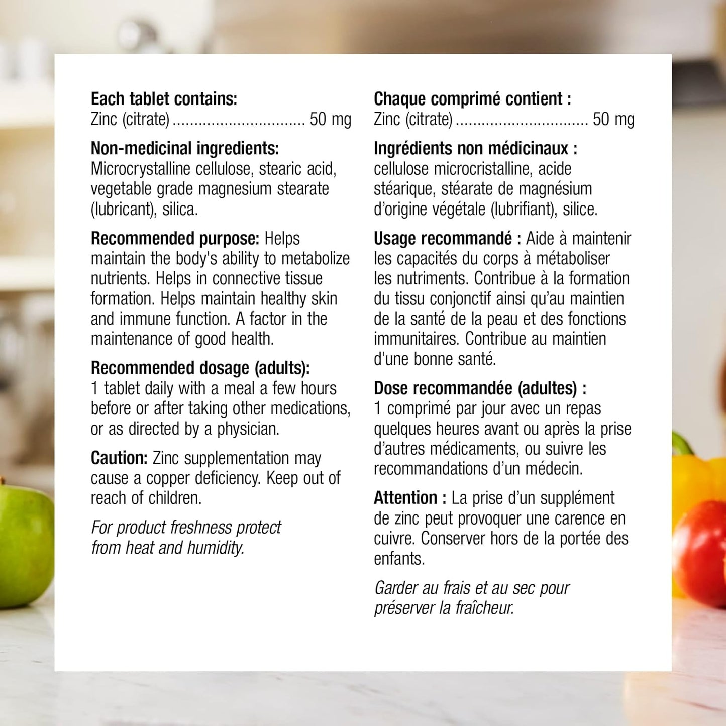 Webber Naturals 维生素 D3 1000 IU，500 粒软胶囊，有益于骨骼和牙齿健康，以及柠檬酸锌 50 毫克，180 片，有益于皮肤健康和免疫支持，纯素