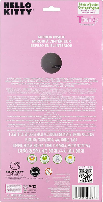 Townley Girl Hello Kitty Circle Slide-Out Lip Balm Compact