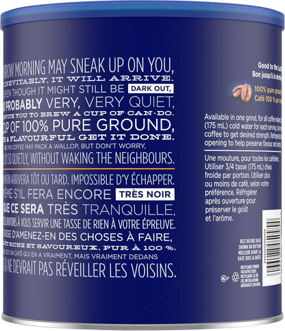 麦斯威尔浓郁深烘焙研磨咖啡，900克罐装（6罐装）