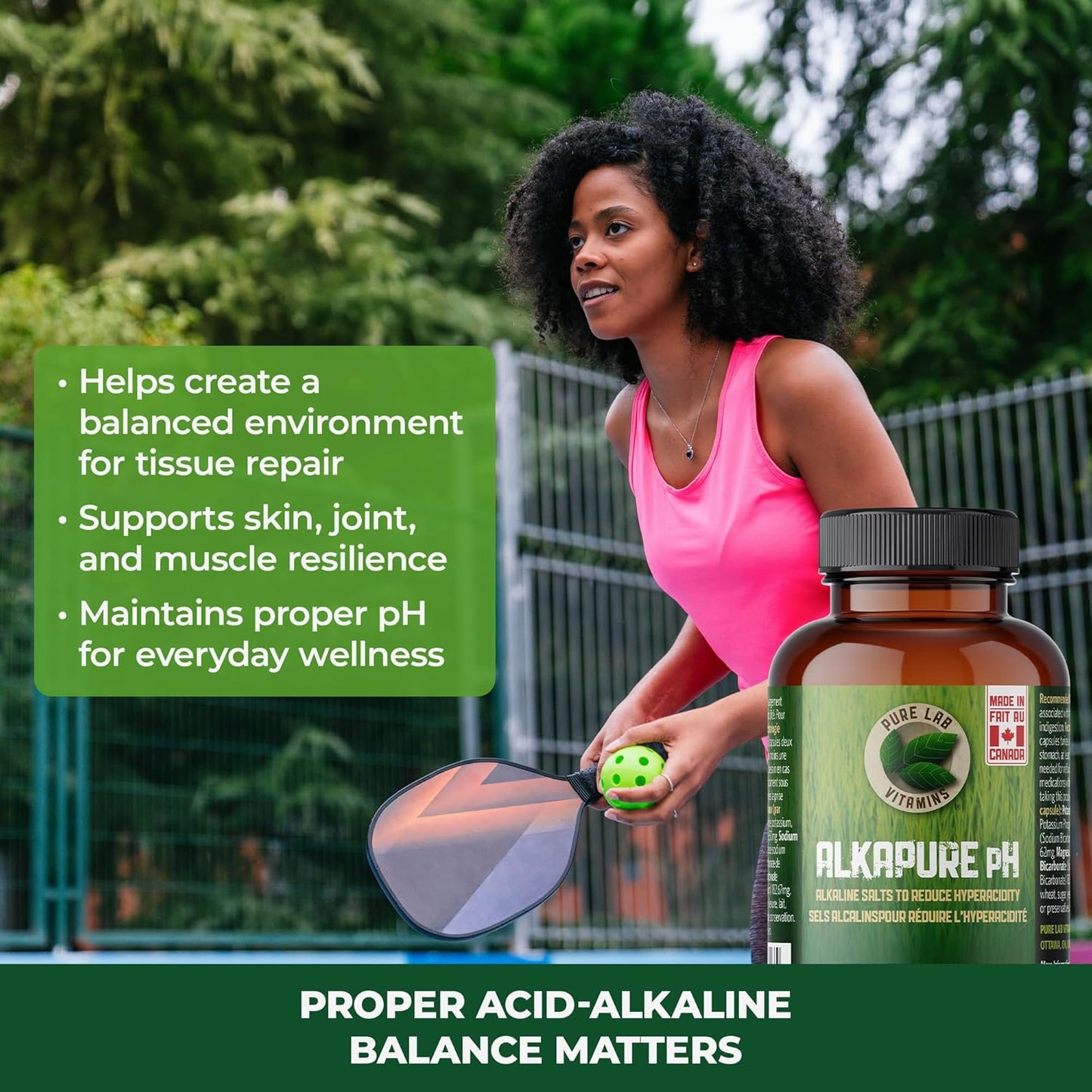 Pure Lab Vitamins | Alkapure pH | 60 Capsules | Alkaline pH Balance Pills | Essential Minerals Supplement | Antacid Pills