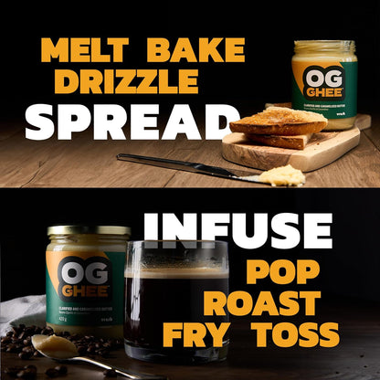 OG GHEE | 210g | Chai Spice | Hormone and Antibiotic Free Clarified Butter, Caramelized Flavour, Keto and Paleo Friendly, Gluten Free, Lactose and Casein Free, Carnivore