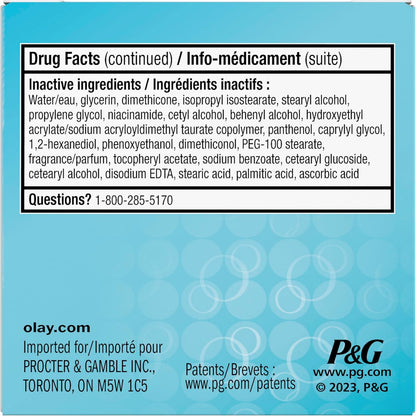 Olay UV Moisturizing Cream Moisturizing Formula With Vitamins E & B3, SPF 15 UVA/UVB, 60 mL