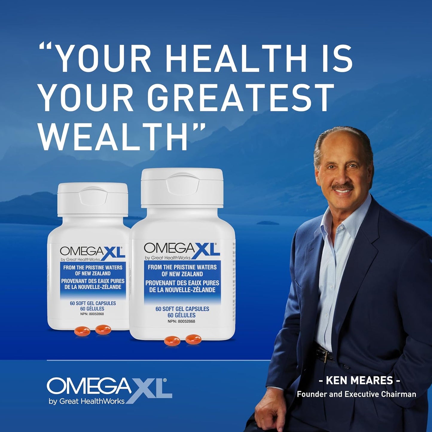 OmegaXL 關節支持補充劑 - 天然肌肉支持，綠唇貽貝油，軟膠囊，無藥物，60 粒