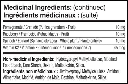 NATURELO 50歲以上女性每日一片複合維生素（無鐵） - 50歲以上女性更年期支持 - 全食物補充劑 - 非基因改造 - 不含大豆 - 60粒膠囊（2包） - 4個月用量