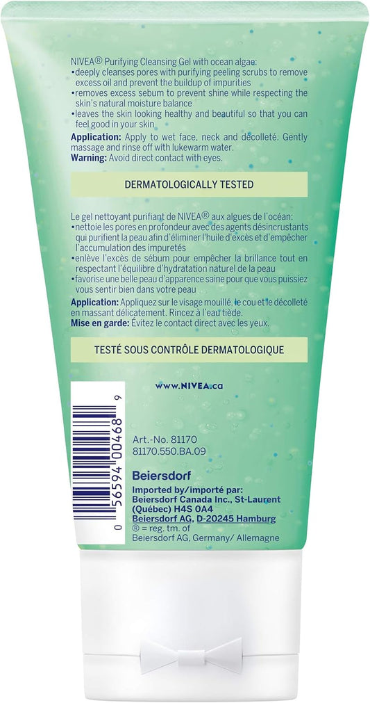NIVEA Refreshing Facial Cleansing Gel For Normal Skin, 150mL