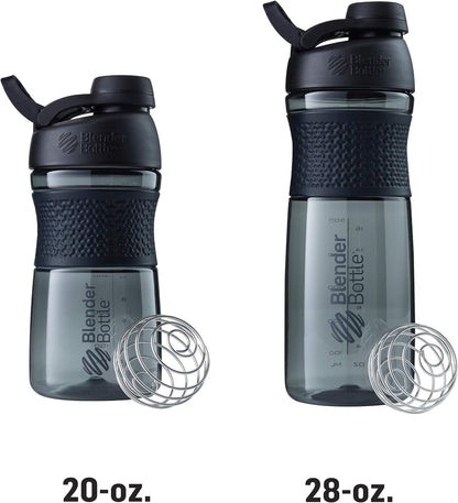 BlenderBottle SportMixer Twist Cap Tritan Grip Shaker Bottle, 28-Ounce, Teal C03213