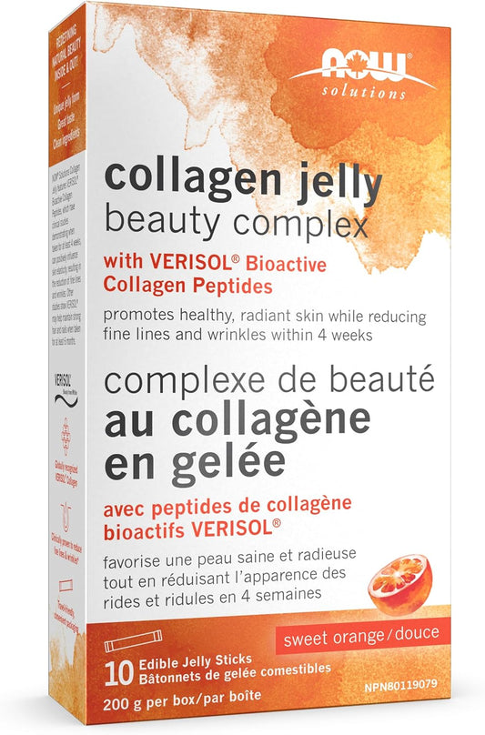 NOW Solutions Collagen Jelly Beauty Complex Sweet Orange 20g x 10 sticks