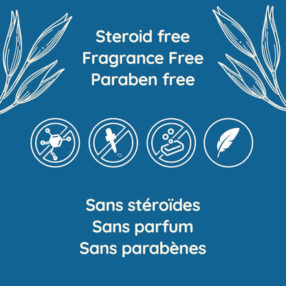 Aveeno 湿疹护理止痒膏，敏感肌肤适用，不含防腐剂，无香精，311 克