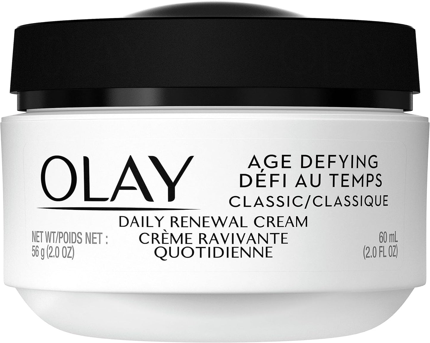 Olay Age Defying Classic Daily Renewal Cream, Face Moisturizer, 60 mL
