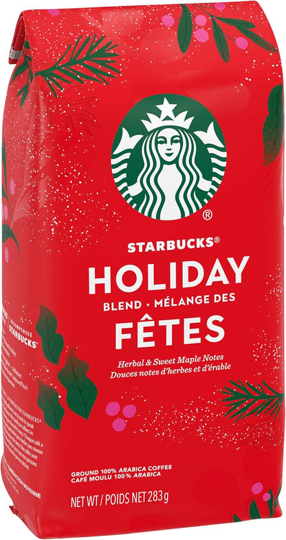 星巴克假日拼配 2019 中度烘焙研磨咖啡，283 克/袋，6 包