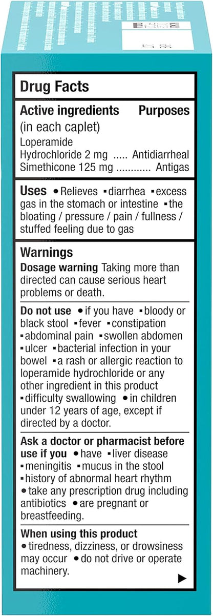 Imodium Advanced Rapid Relief 止瀉藥片，20 粒（1 包）- 包裝可能有所不同