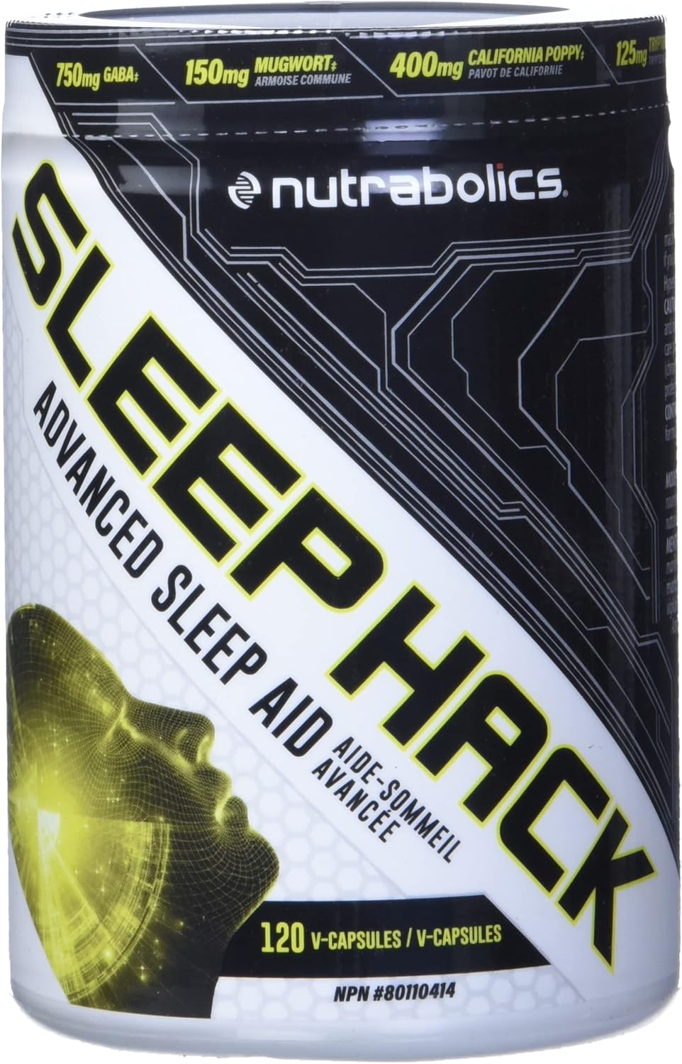 Nutrabolics Sleep Hack 120粒膠囊 - 助眠劑，讓您睡得更深更安穩，GABA，纈草
