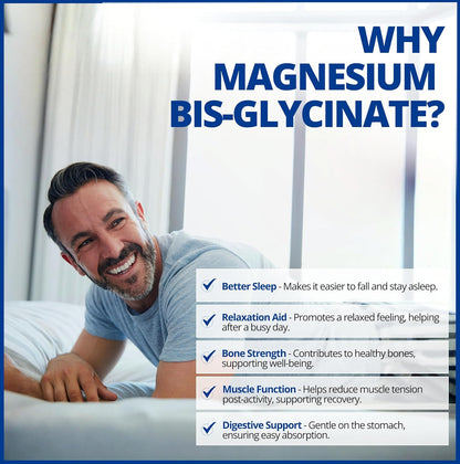 CanPrev 純雙甘氨酸鎂 200 毫克，240 粒素食膠囊，240 天供應量 - 溫和呵護胃部 - 雙甘氨酸鎂補充劑 - 元素螯合複合物，有助於放鬆和肌肉舒適