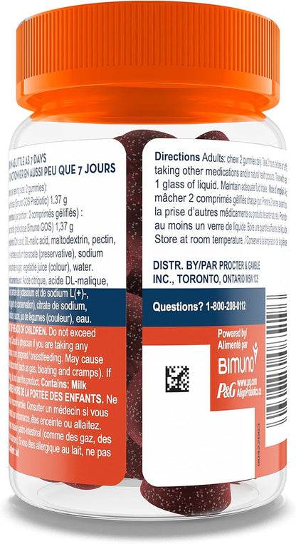 Align 三重功效软糖，男女适用益生菌补充剂，有助于缓解胀气、腹胀和腹部不适，46 粒软糖