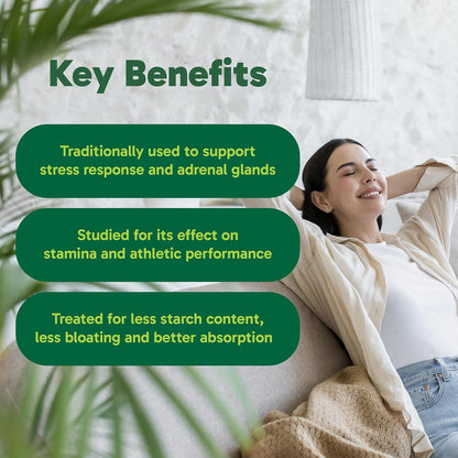 Organika 加拿大制造玛卡 4:1 强度 180 粒素食胶囊 - 3000 毫克 | 高生物利用度配方，适应原有助于缓解压力、平衡能量和荷尔蒙