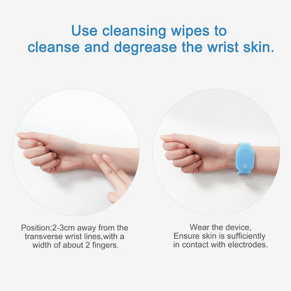 EmeTerm 时尚缓解恶心电极刺激器 孕吐 晕车 呕吐缓解 可充电 无凝胶 无药物腕带 无副作用