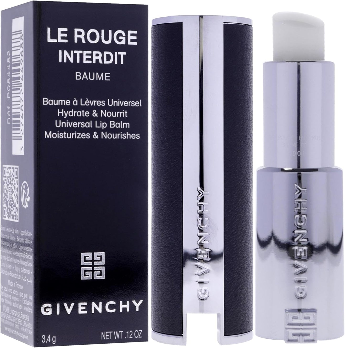 Givenchy Le Rouge Interdit Baume Lip Balm - 00 Natural Finish Lip Balm Women 0.12 oz
