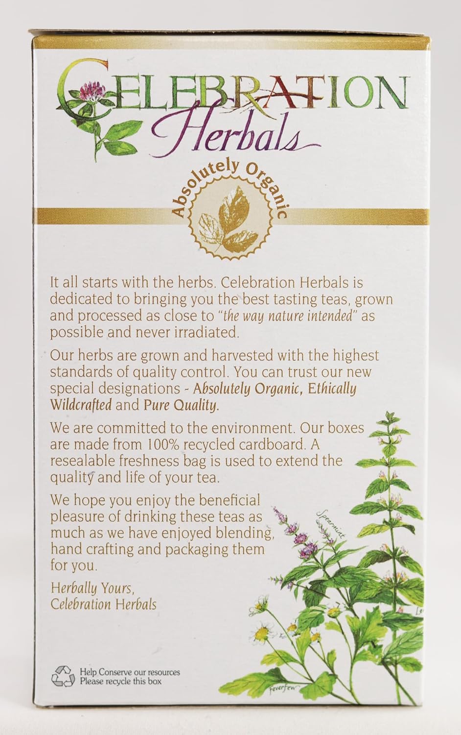Celebration Herbals 有機西洋蓍草葉花茶 – 有機，猶太潔食認證（散葉 - 40克）| 蓍草花草茶 | 收斂花香，傳承草藥傳統