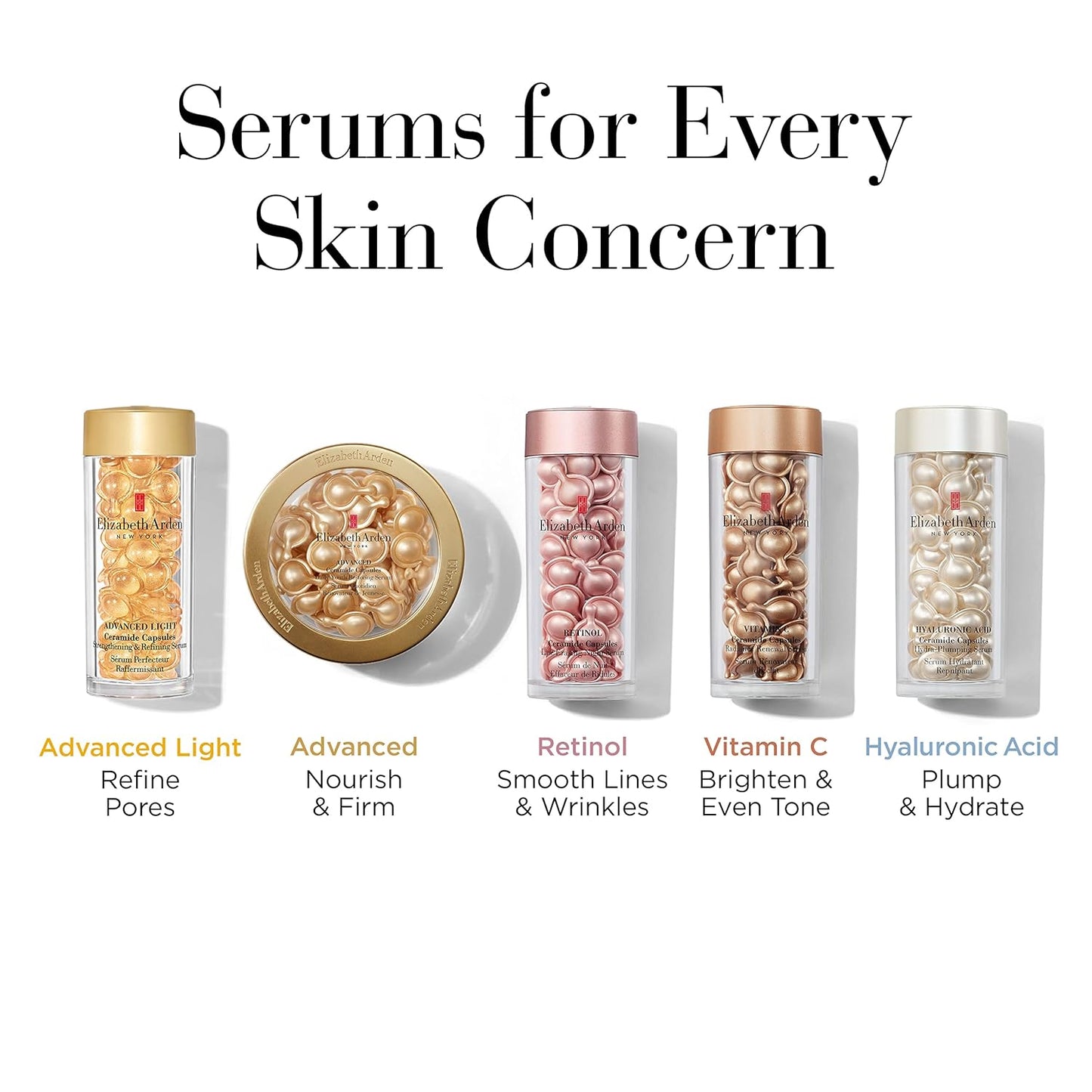 Elizabeth Arden Advanced Light Ceramide Capsules Strengthening & Refining Serum, 60 PC