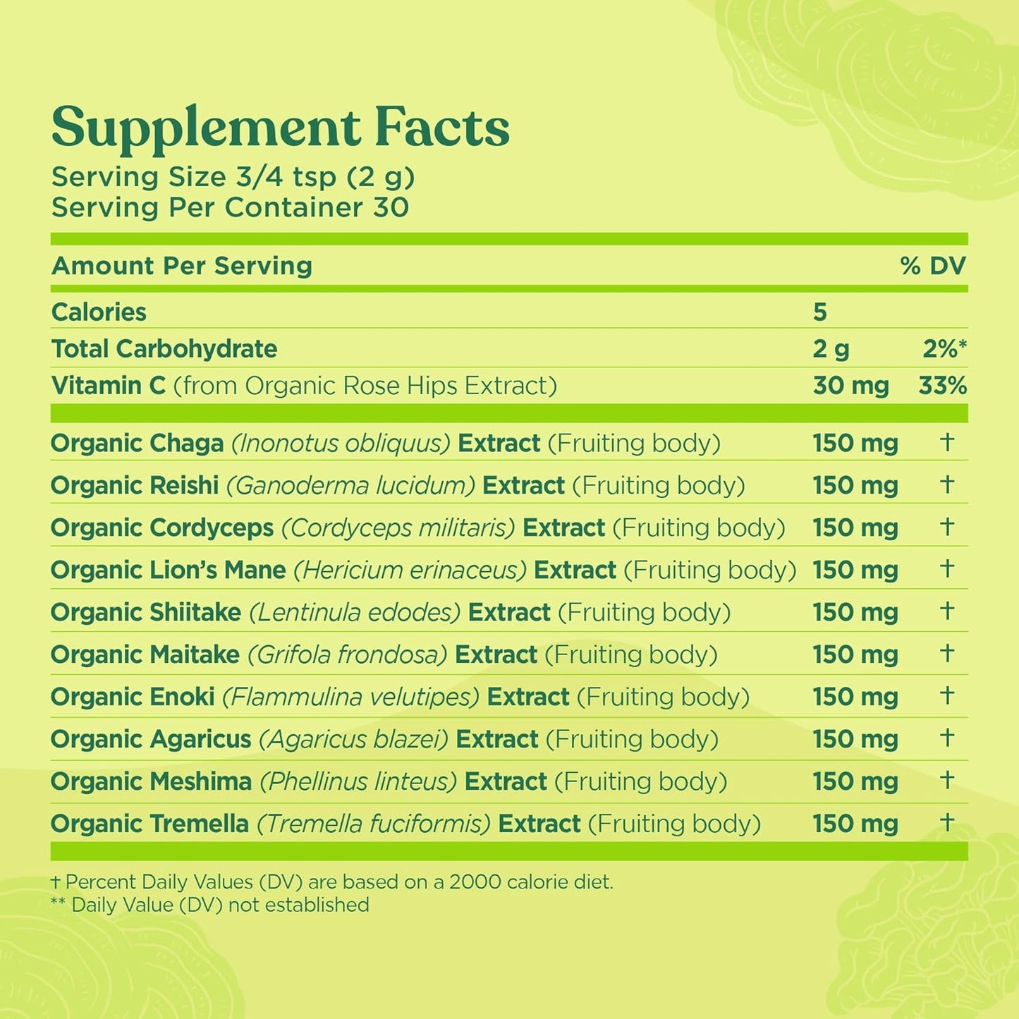 Four Sigmatic Mushroom Blend Defend Mix | Organic Mushroom Powder Complex with Lion’s Mane, Cordyceps, Chaga, Reishi and More | Natural Immune Support Supplement | Vegan, Gluten-Free | 30 Servings