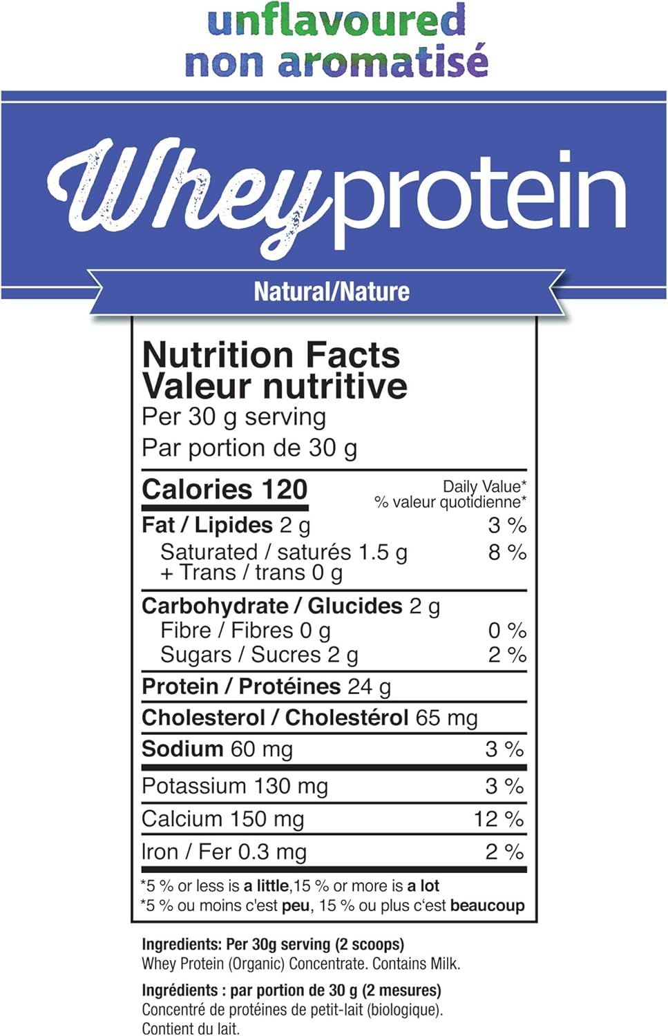 Prairie Naturals Organic Whey Protein, Natural, 300g