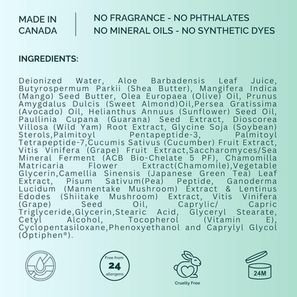 SABBSKIN Face Moisturizer Cream with 19 Active Ingredients - Peptide Moisturizer for face Fights Wrinkles, Aging Marks, Brightens & Firms Skin - Face Cream, Mask & oil free face moisturizer for Men & Women - 50ml