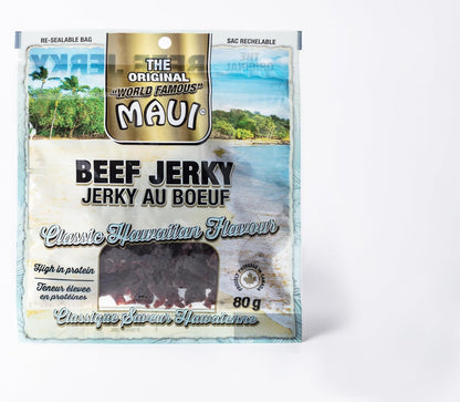 原装毛伊牛肉干 12 包。80 克 X 12 袋（纸板盒）100% 加拿大制造