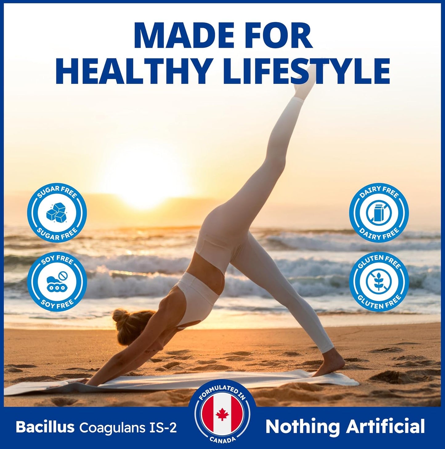 CanPrev Pro-Biotik IBS 支持，30 粒素食胶囊，30 天用量 - 男女益生菌 - 20 亿活性细胞，支持消化 - 舒适消化和平衡肠道菌群 - 缓解腹胀和胀气