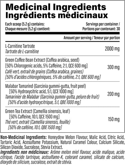 Carnibolic Honeydew Melon 30 份 - 低刺激脂肪燃燒劑 - 食慾抑制劑