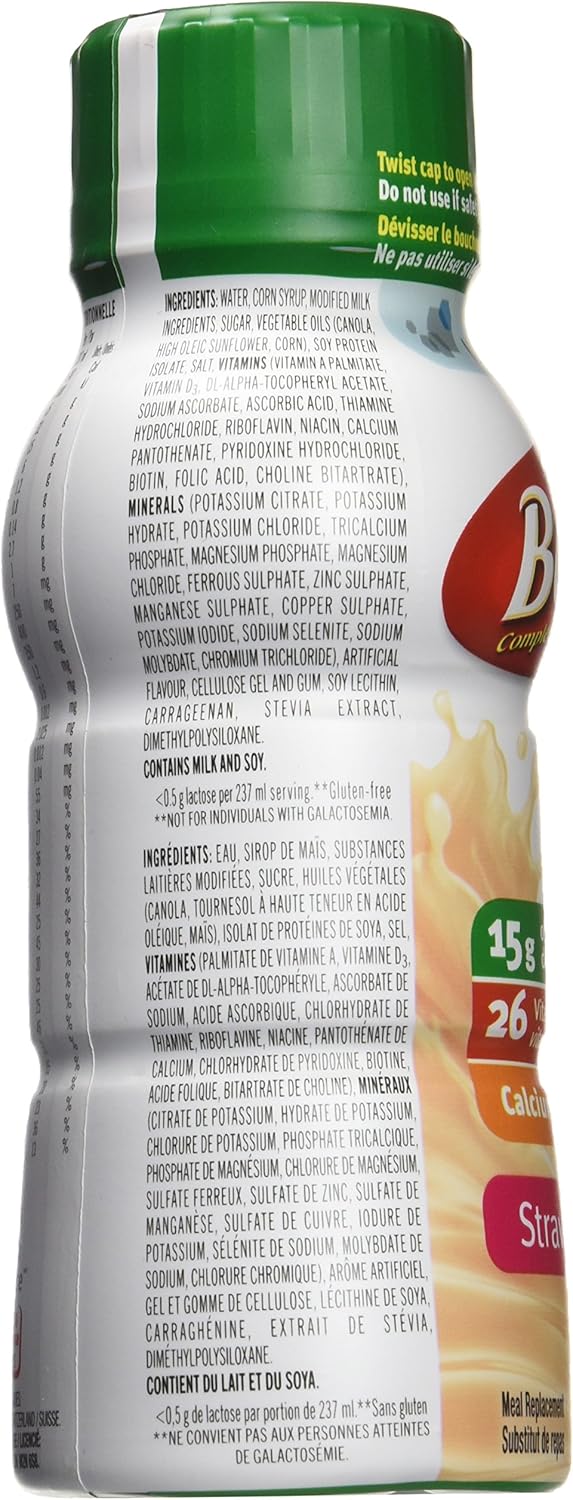 BOOST 高蛋白草莓味，6x237毫升（6包）