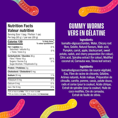 SmartSweets 低糖软糖（3克），低卡路里，不含糖醇，非转基因，不添加糖（12个装）