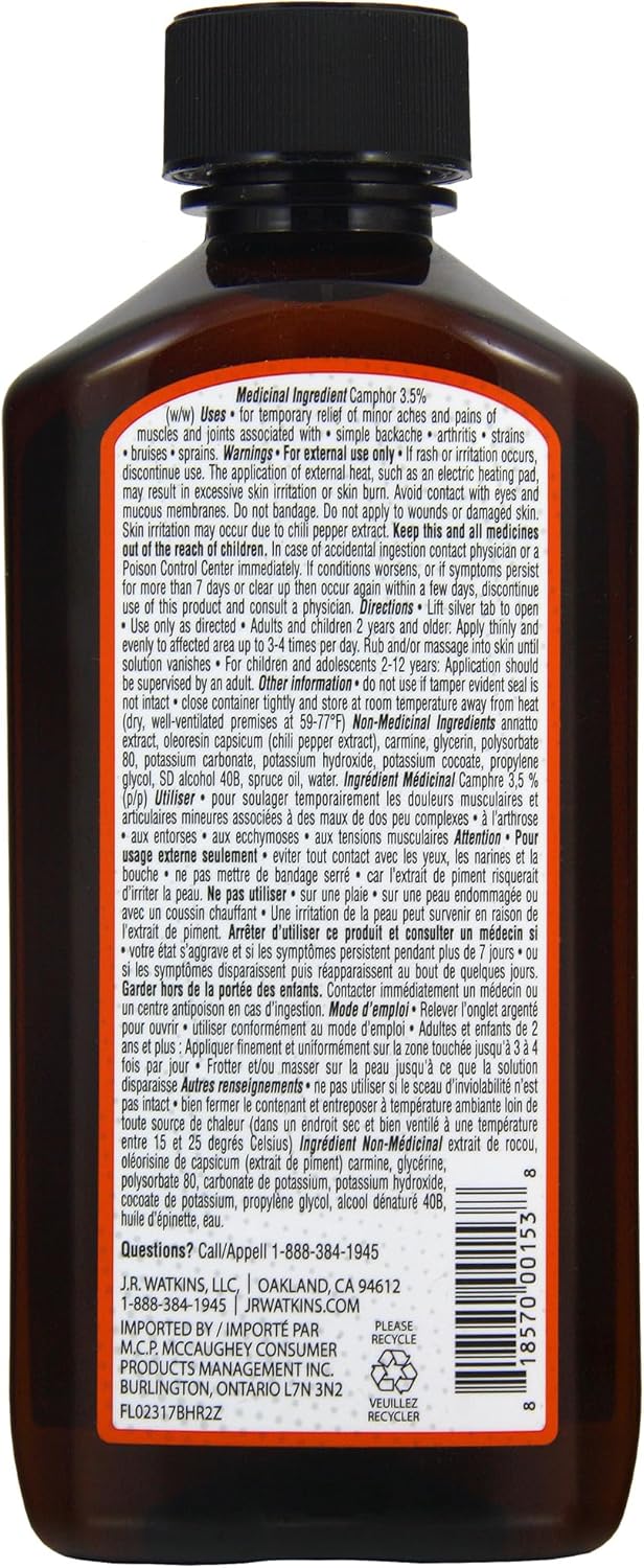 J.R. Watkins 原装止痛搽剂，325毫升
