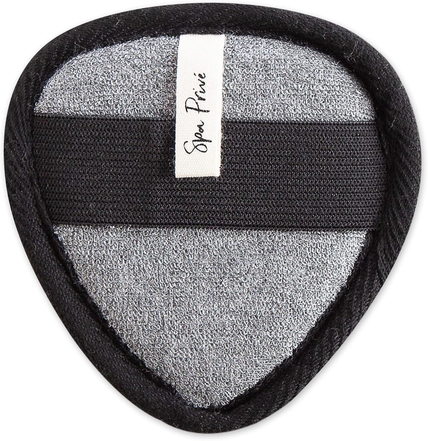 Urbana Spa Prive Men's Bamboo Charcoal Collection, Face Pad,Grey,6338