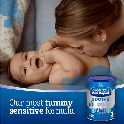雀巢好開始舒緩嬰兒配方奶粉，0+個月，942公克，4包