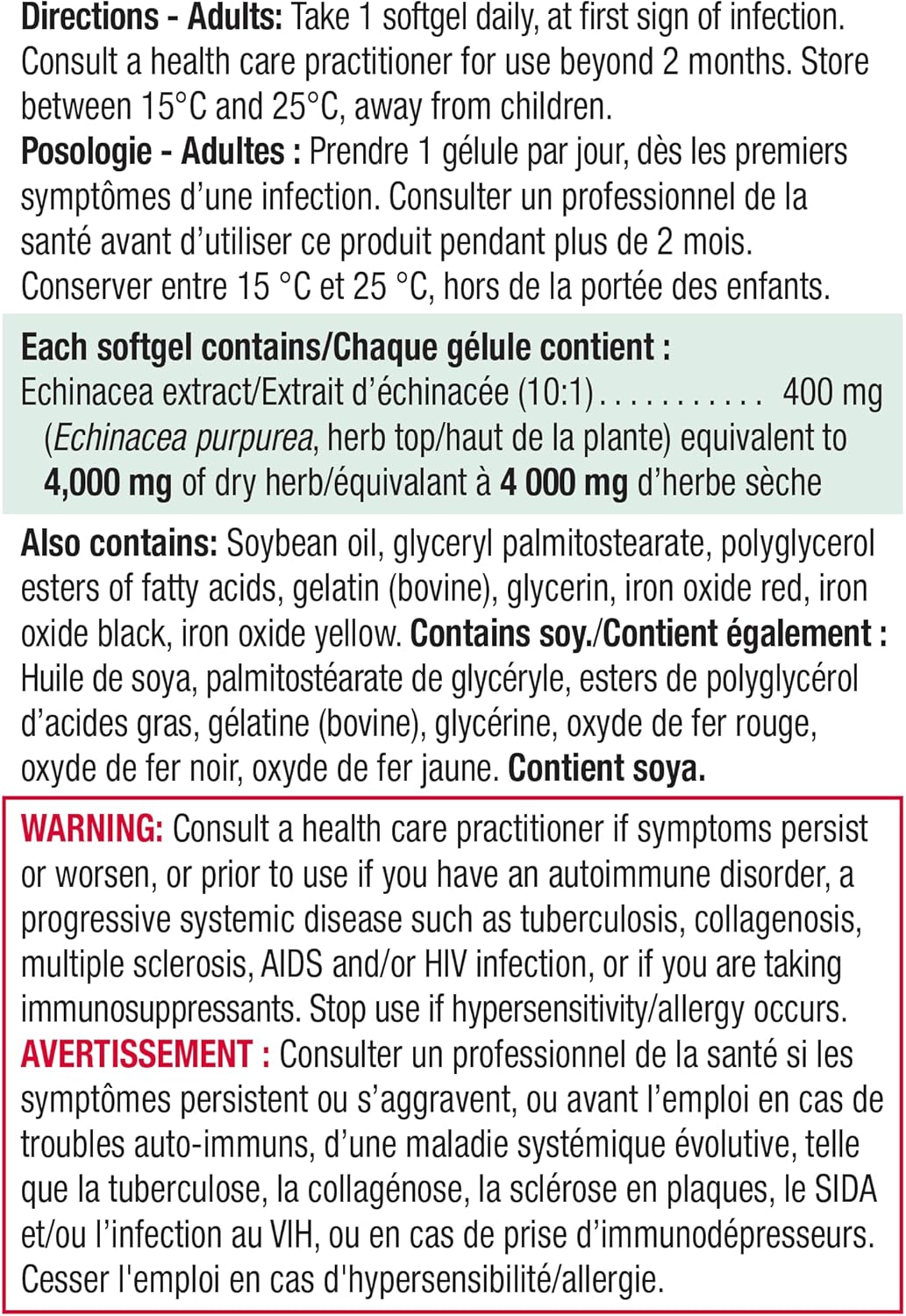 Jamieson 紫锥菊 4,000 毫克