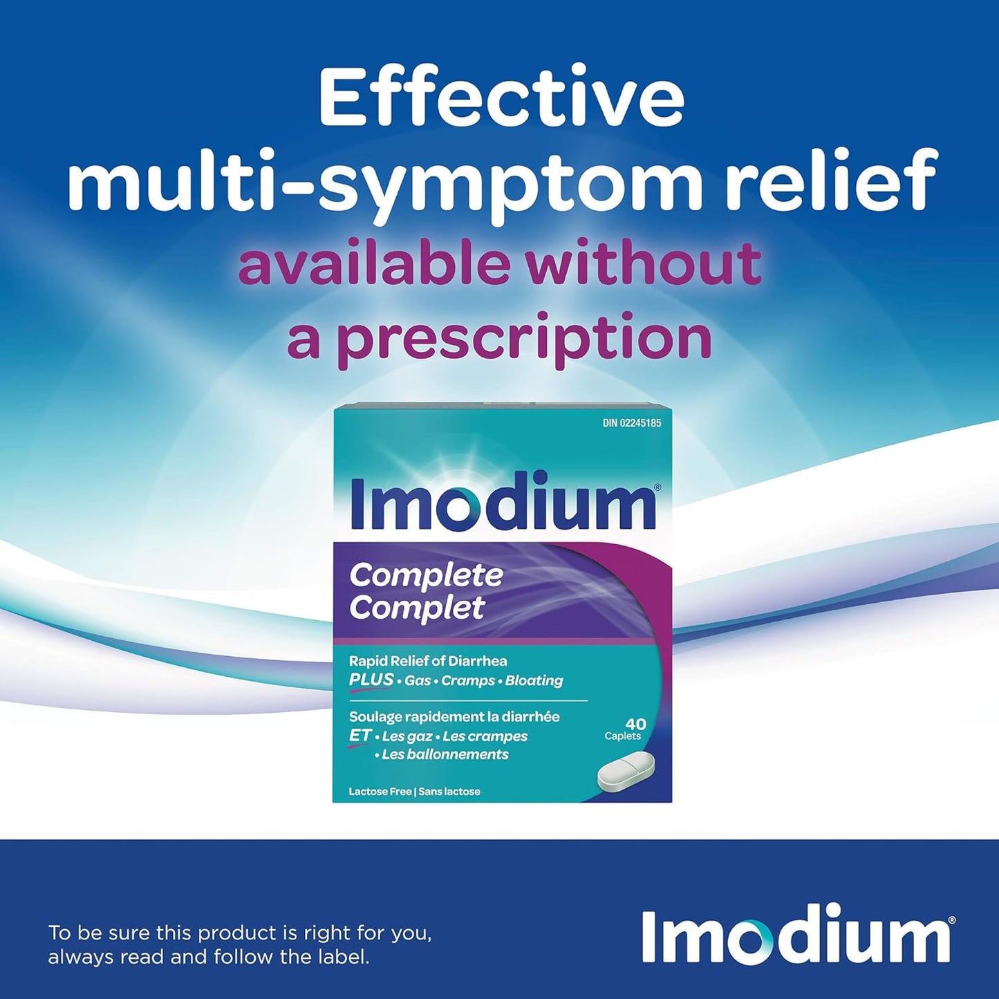 易蒙停完全止瀉及緩解脹氣膠囊 40 粒