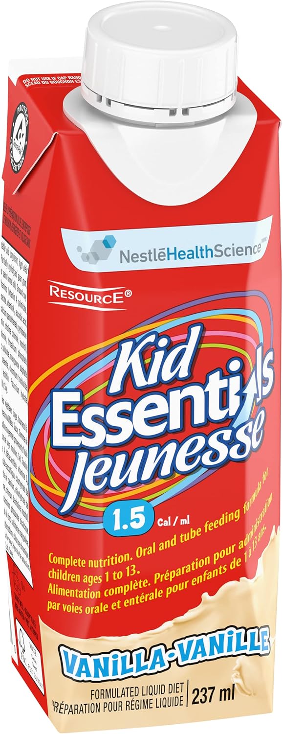 RESOURCE Kid Essentials Formulated Liquid Diet with Fibre, 237mL, 24 Count